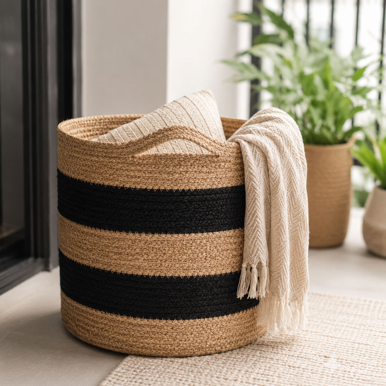 Large Eco-Friendly Storage Basket for Home